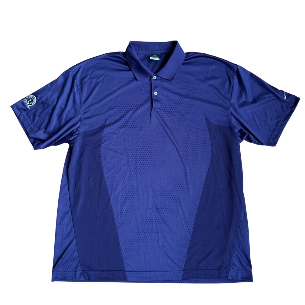 Vtg Nike Golf Polo Shirt Mens XXL PGA Championship Medinah Purple Dri-FIT